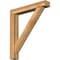 Ekena Millwork Traditional Block Rough Sawn Bracket w/ Offset Brace, Western Red Cedar, 6"W x 36"D x 40"H BKT0604X36X40TRA05RWR - alternate 1